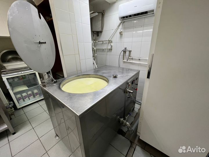 Сыроварня авто 120л +(пресс, ванна, шкаф)