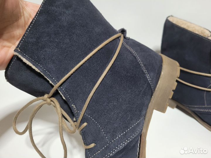 Ботинки женские зимние замшевые 37