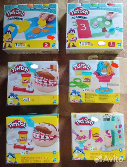 Play-Doh,оригинал,Хасбро,Hasbro,плей до,пластилин