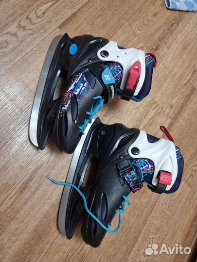 Коньки детские раздвижные 34 37