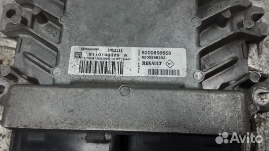 Блок управления двигателем dacia sandero 1 (5BR02P