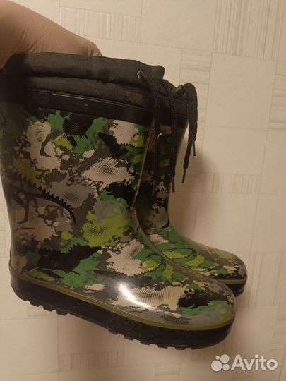 Детские резиновые сапоги