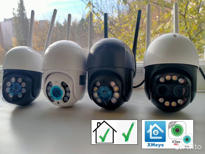 Комнатная Wifi камера видеонаблюдения PTZ