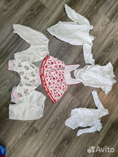 Вещи пакетом на девочку 74 80