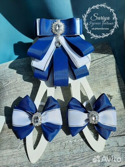 Набор бантики и галстук