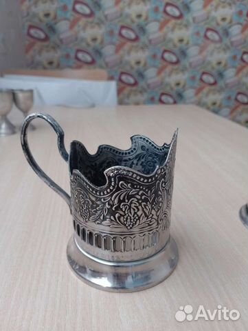 Старинный подстаканник СССР Кольчугино