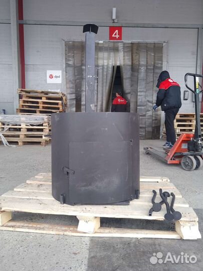 Казан узбекский 50 литров, печь