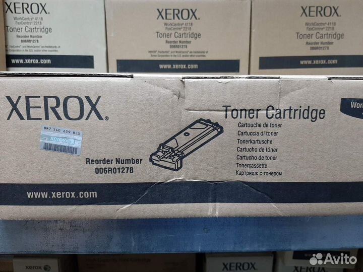 Тонер-картридж xerox WC 4118