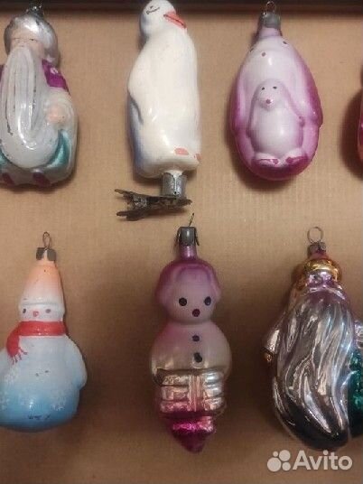 Елочные игрушки СССР