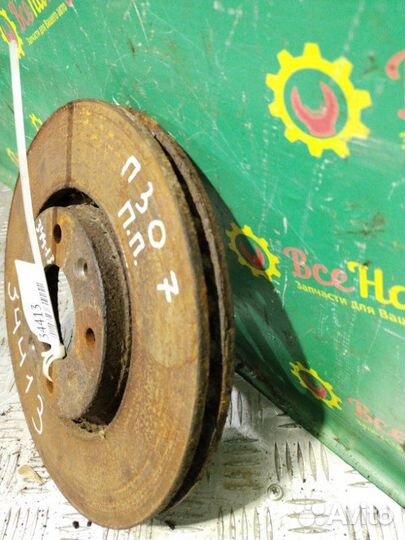 Тормозной диск передний правый Peugeot 307 хэтчбек