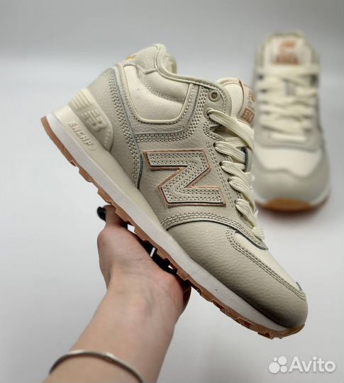 Кроссовки женские New Balance 574 с мехом