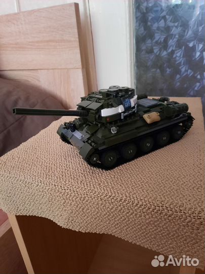 Аналог лего танк т 34 Sluban m38-B0689