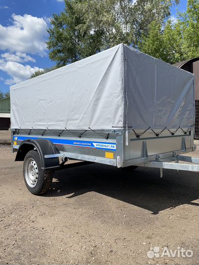 Прицеп легковой оцинкованный 2,5Х1,56 с тентом