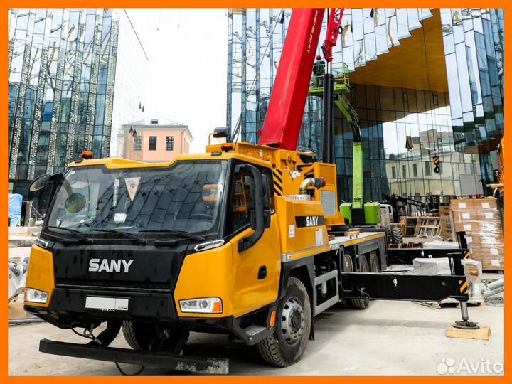 Аренда и услуги автокрана, 30 т, 42 м, с гуськом 9 м