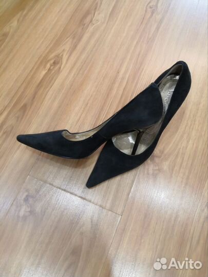 Туфли натуральная замша 36 р женские