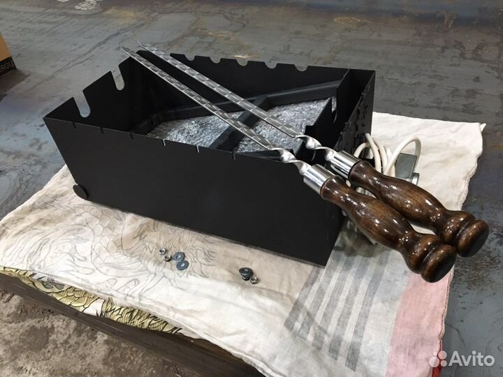 Мангал с электроприводом