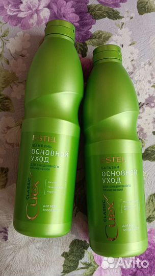Шампунь 1л + бальзам 1л estel
