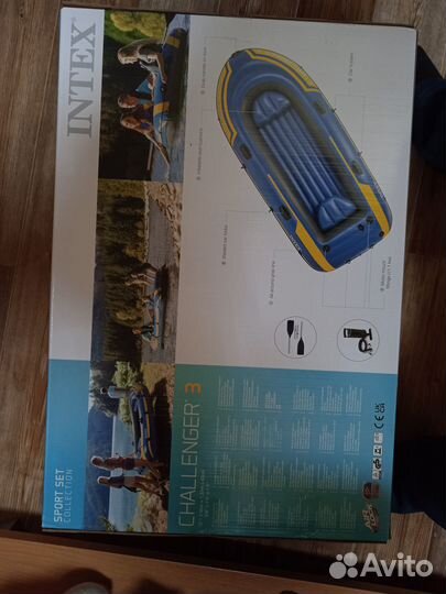 Лодка пвх Intex Challenger 3