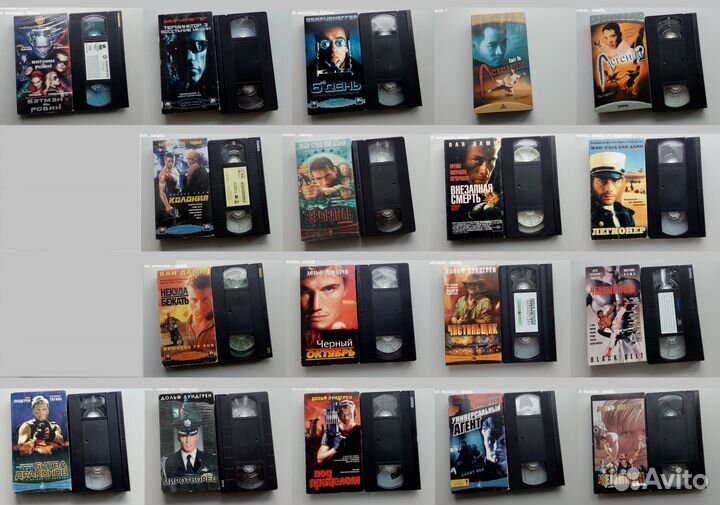 Актеры боевиков 80-90 х/VHS/Видеокассеты