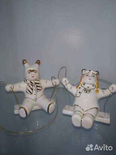 Ёлочные игрушки Фарфор