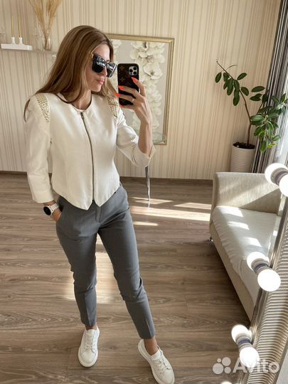 Укороченный жакет 42