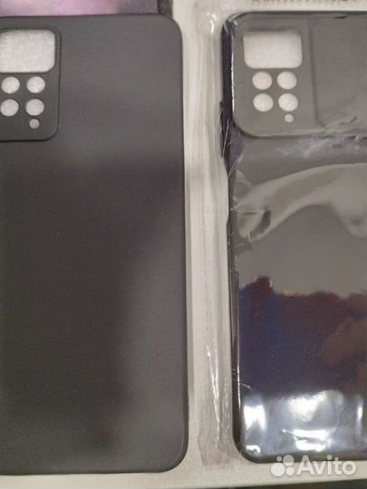 Чехлы на xiaomi redmi note 11 pro 2 штуки