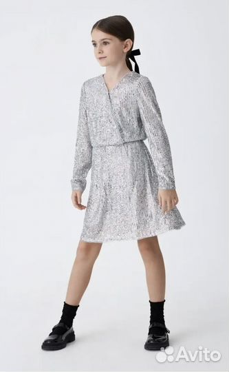 Блестящее платье