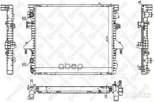 Радиатор системы охлаждения VW T5 1.9TDi/2.0 03