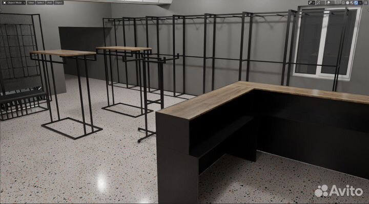 Торговое оборудование для магазина одежды