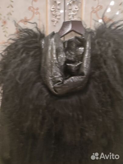 Куртка мех лама натуральная Италия