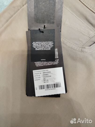 Burberry Brit мужские брюки