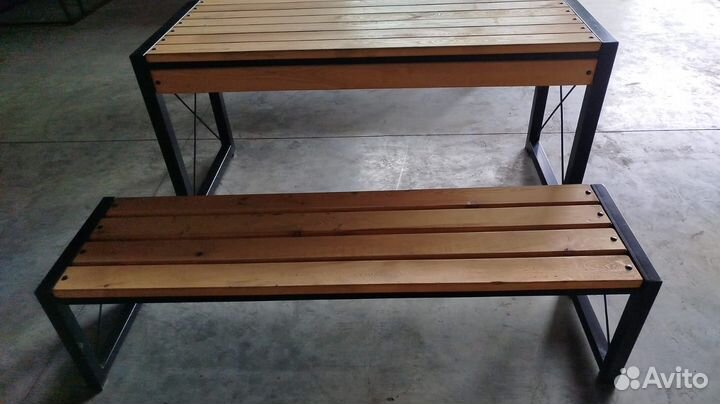 Скамейка Садовая Лофт