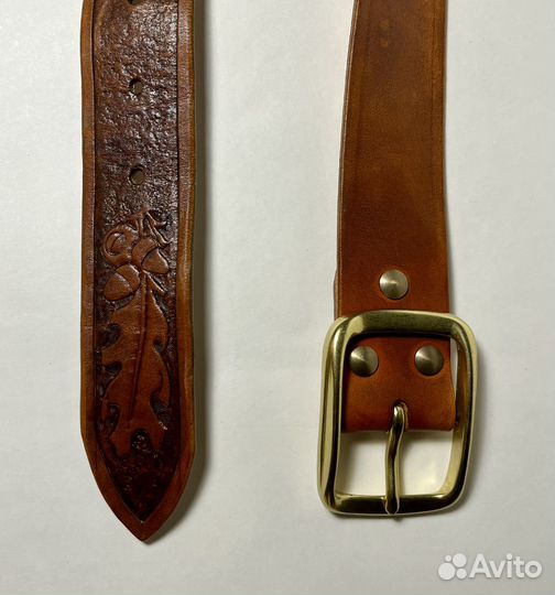 Мужской ремень из натуральной кожи