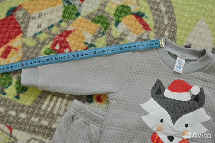 Детский костюм пижама новогодний 1.5 года