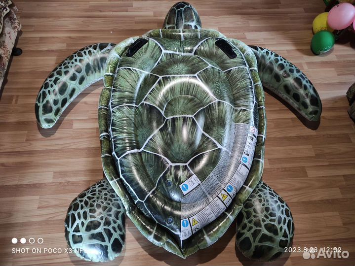 Матрас черепаха intex б/у