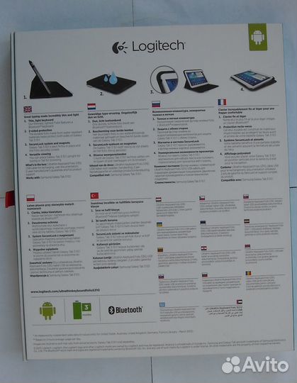 Logitech клавиатура для планшета Bluetooth