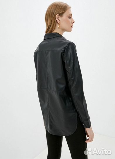 Рубашка кожаная zarina