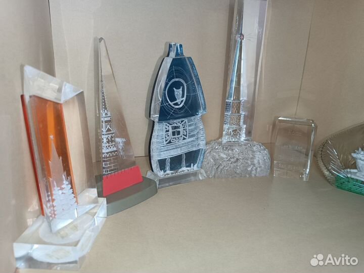 Винтажный настольный сувенир оргстекло СССР