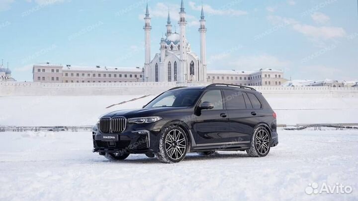 Кованые диски R22 на BMW X7. Новые диски