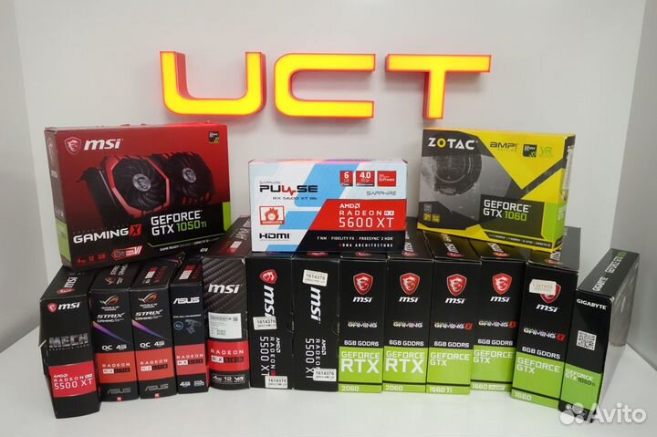 Видеокарты AMD RX/Nvidia GTX/RTX