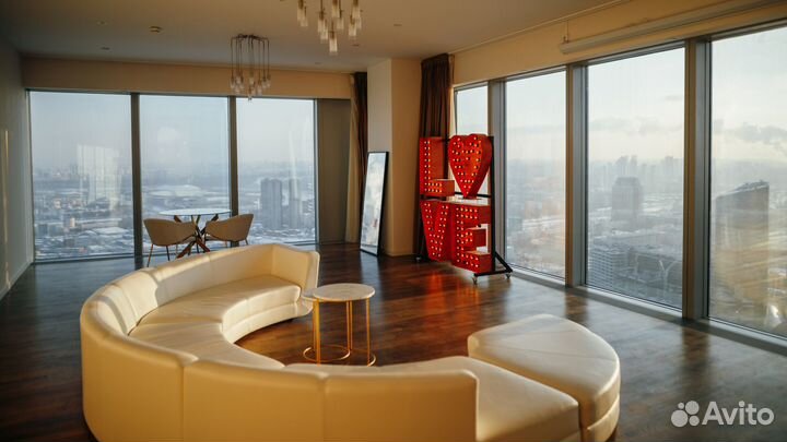 Аренда фотостудии в Москва-Сити 55 этаж