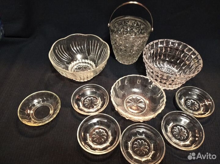 Салатник хрусталь СССР