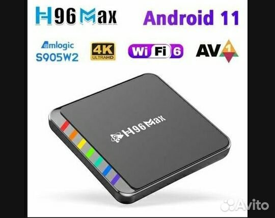 Смарт приставка для телевизоров H96 MAX W2 smarttv
