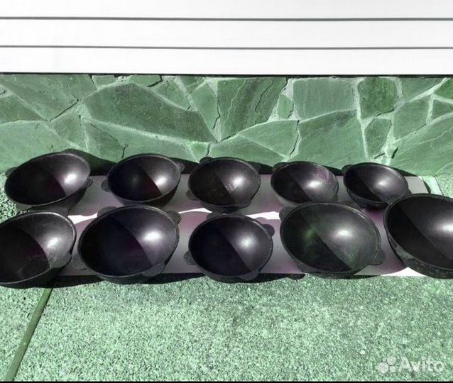 Казан чугунный 22 Haмaгaн