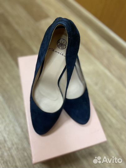 Туфли замшевые Эконика