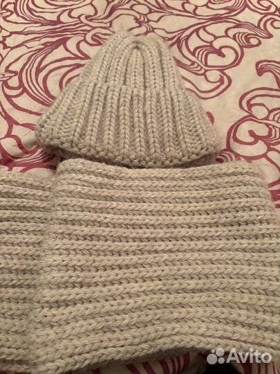 Комплект шапка и снуд