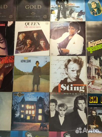 Виниловые пластинки Queen Sting Michael Jackson