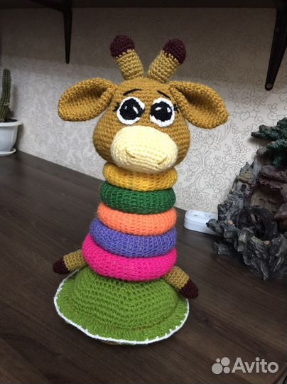 Пирамидка-мягкая игрушка