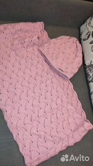 Комплект шапка и снуд