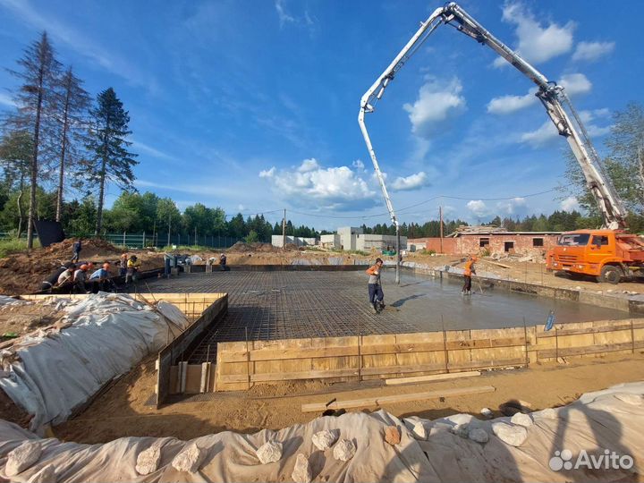 Услуги автобетононасоса